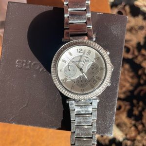 Silver, stainless steel Michael Kors watch